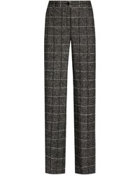 Dolce & Gabbana - Check-Pattern Trousers - Lyst