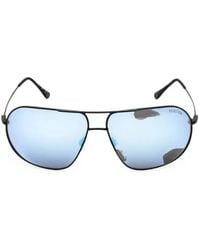 Kenneth Cole - Pilot-Frame Mirrored Sunglasses - Lyst