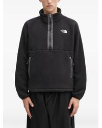 The North Face - Zip-Fastening Fleece Sweatshirt - Lyst