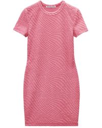 Alexander Wang - Kleid mit Logo-Prägung - Lyst