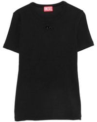 DIESEL - Logo-Plaque T-Shirt - Lyst