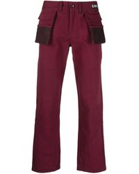Pantalon Slit La DoubleJ en coloris Rouge Femme Vêtements Pantalons décontractés élégants et chinos Treillis et pantalons cargo 