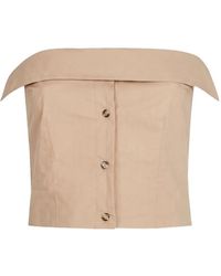Nanushka - Deidre Off-Shoulder Top - Lyst