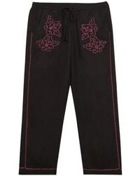 BAZISZT - Eccentric Embroidery Trousers - Lyst