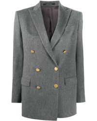 Tagliatore Jasmine Cashmere Blazer - Grey