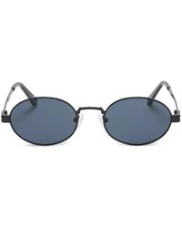 Le Specs - Poseidon Deux Oval-Frame Sunglasses - Lyst