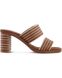 Bernardo - 1946 70Mm Bari Striped Sandals - Lyst