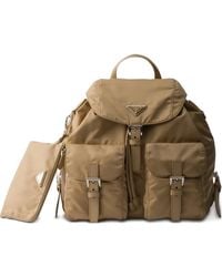 Prada - Mochila Mediana Con Logo - Lyst