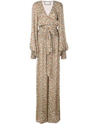 Alexis Esperanza Floral-print Jumpsuit - Blue