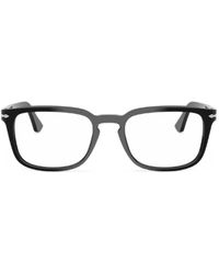 Persol - Brille Mit Eckigem Gestell - Lyst