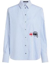 Karl Lagerfeld - Ikon プリント シャツ - Lyst