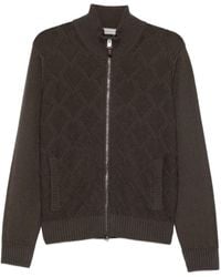 Canali - Gesteppter Cardigan Mit Reißverschluss - Lyst