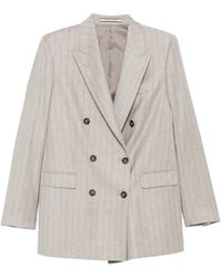 Tagliatore - Blazer a rayas diplomáticas - Lyst