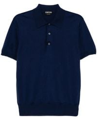 Tom Ford - Knitted Polo Shirt - Lyst