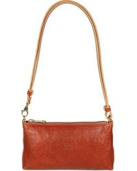 Il Bisonte - Sac Porté Épaule Zippé En Cuir - Lyst