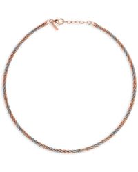 Desmo - Collar Spring Twist En Plata De Ley - Lyst