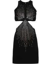 Amen - Rhinestone-embellished Cut-out Dress - Lyst