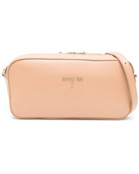 Patrizia Pepe - Logo-Plaque Leather Shoulder Bag - Lyst