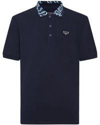 Philipp Plein - Gothic Plein Piqué Short-Sleeve Polo Shirt - Lyst