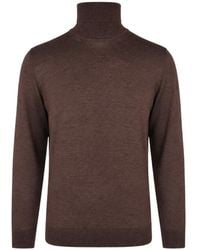 Pal Zileri - Ribbed-Trim Roll-Neck Sweater - Lyst