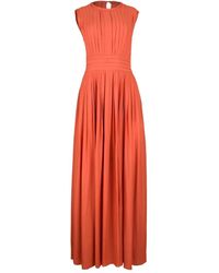 Giambattista Valli - Pleated Full Skirt Maxi Dress - Lyst