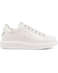 KARL LAGERFELD - Logo-Embossed Sneakers - Lyst