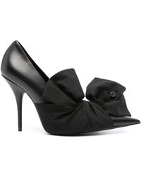 Balenciaga - 105mm Knot-detailed Leather Pumps - Lyst