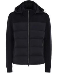 Moorer - Allori-Lsm Quilted Rib-Knit Jacket - Lyst