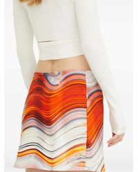 Desigual - Wave Wrap Mini Skirt - Lyst