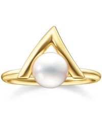 Tasaki - Anillo Danger Claw en oro amarillo de 18kt con perla - Lyst