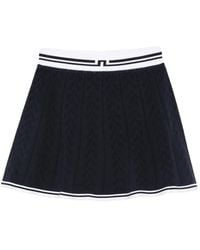 J.Lindeberg - Pamela Pointelle Knitted Short Skirt - Lyst