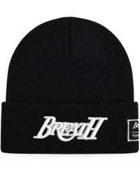 Mitchell & Ness - X Breath Logo-Embroidered Turn-Up Beanie Hat - Lyst