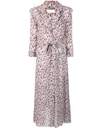 Chloé Wikkeljurk Met Bloemdessin - Grijs