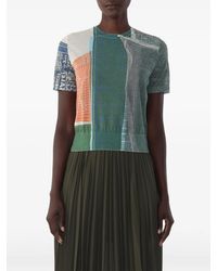 Jason Wu - X Robert Rauschenberg Artwork Short-Sleeve Sweater - Lyst