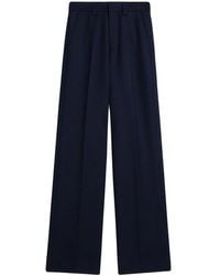 Ami Paris - High Waist Wool Trousers - Lyst