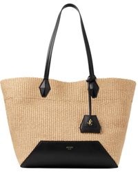 Jimmy Choo - Diamond Visetos Medium Gebreide Shopper - Lyst