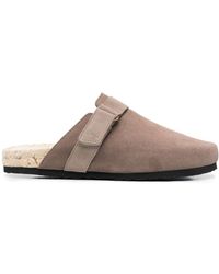 Manebí - Suede Round-toe Mules - Lyst