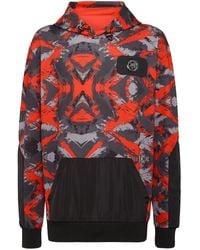 Philipp Plein - Camouflage-Print Logo-Patch Hoodie - Lyst