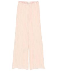 forte_forte - Elasticated-Waistband Palazzo Pants - Lyst