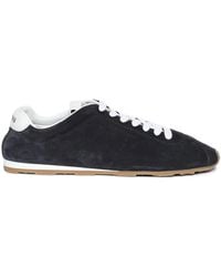 Miu Miu - Suède Low-Top Sneakers - Lyst