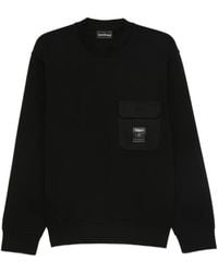 Emporio Armani - Cotton Crewneck Sweatshirt - Lyst