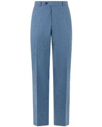 Brooks Brothers - Pressed-Crease Tailored Trousers - Lyst