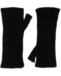 Mrz - Ribbed-Knit Fingerless Gloves - Lyst