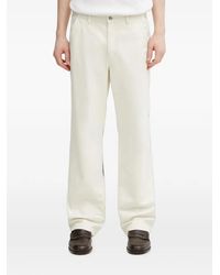 Filling Pieces - Worker Logo-Embroidered Straight-Leg Jeans - Lyst