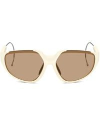 Moncler - Logo-Print Sunglasses - Lyst