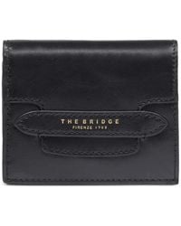 The Bridge - Logo-Stamp Leather Wallet - Lyst