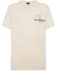 Billionaire - Katoenen T-shirt Met Geborduurd Logo - Lyst