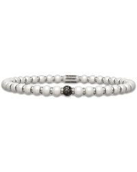 ’ROBERTO DEMEGLIO - Sfera Diamond And Ceramic Bracelet - Lyst