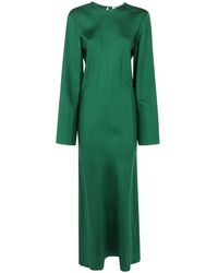 Rohe - Silk Long-Sleeve Maxi Dress - Lyst
