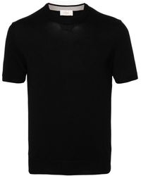 Altea - Crew-neck Knitted T-shirt - Lyst